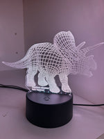 Capricorn Dinosaur Park Triceratops Night Light