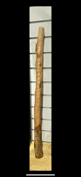 First Nation carved didgeridoo
