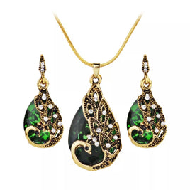 Peacock Jewellery Set